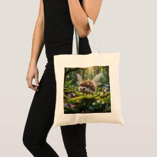 Hedgehog Fairy Whimsical Fantasy Tote Bag