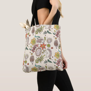 Hedgehog Field Tote Bag