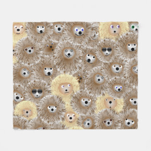 Hedgehog Fleece Blanket