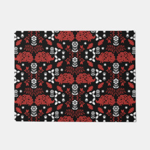 Hedgehog Folk Art Doormat