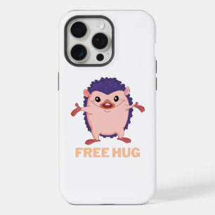 hedgehog free hug iPhone 15 pro max case