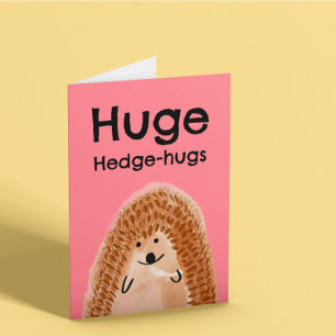 Hedgehog Get Well Card