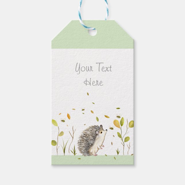 Hedgehog gift tags (Front)