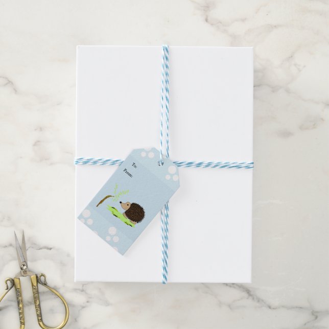 Hedgehog Gift Tags (With Twine)