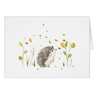Hedgehog Greeting Card