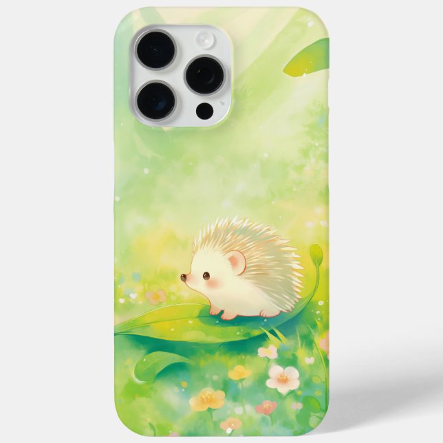 Hedgehog Haven in a Dreamy Garden Case-Mate iPhone Case (Back)