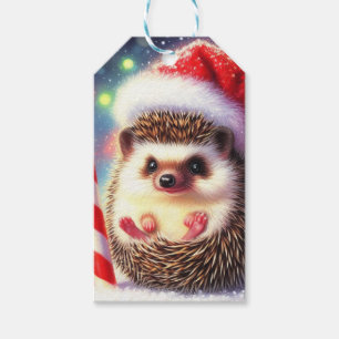Hedgehog Holiday Hedgie Gift Stickers Tags