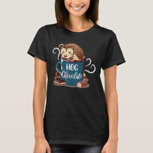 Hedgehog Hot Chocolate Porcupine Hedgehog Forest A T-Shirt