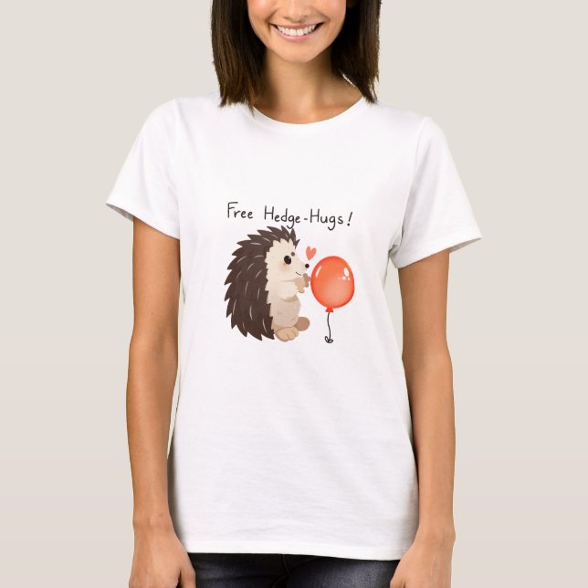 "Hedgehog Hug " T-Shirt (Front)