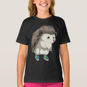 Hedgehog Ice skating Ice skates T-Shirt