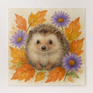 Hedgehog in Autumn Jigsaw Puzzle