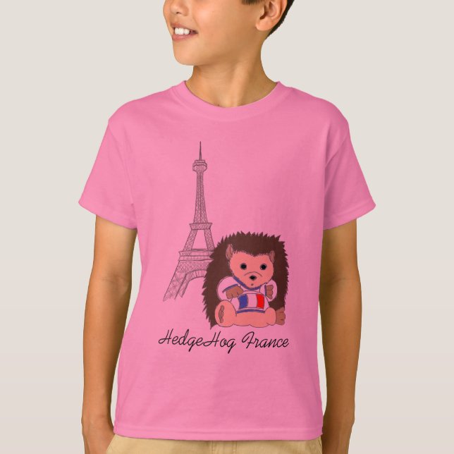 HedgeHog in France Kids Shirts (Front)