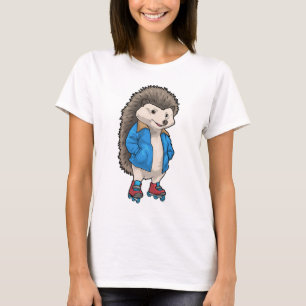 Hedgehog Inline skating Inline skates Sports T-Shirt