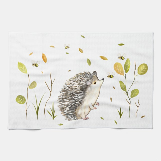 Hedgehog Kitchen Towels (Horizontal)