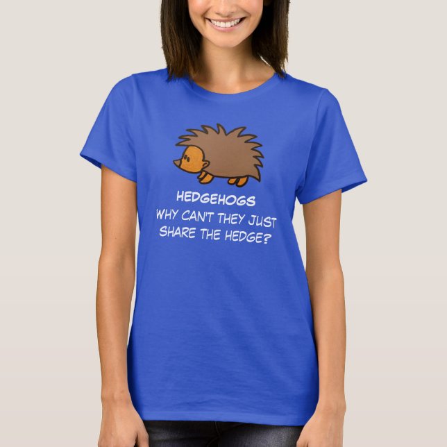 Hedgehog ladies shirt (Front)