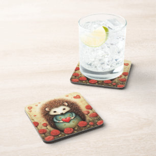 Hedgehog Love 2 Coaster