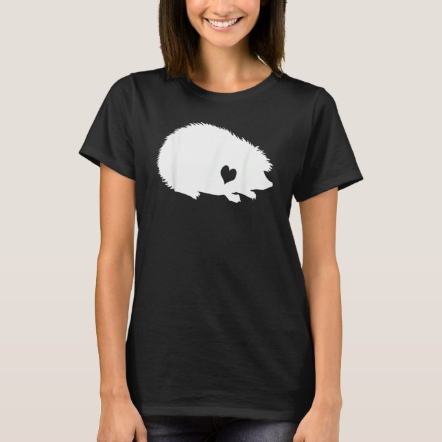 Hedgehog Love Heart Hedgehog Costume  Hedgehog T-Shirt (Front)