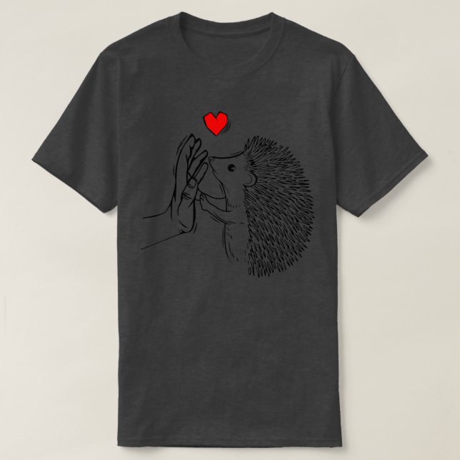 Hedgehog Love Women Girls Kids Boys Men  T-Shirt (Design Front)