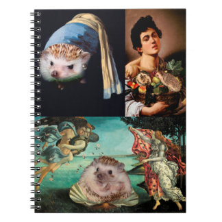 Hedgehog Masterpieces Spiral Notebook