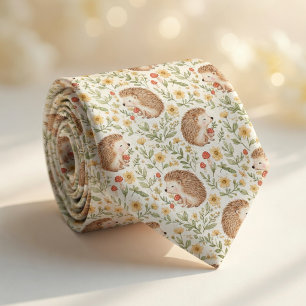 Hedgehog Meadow  Tie