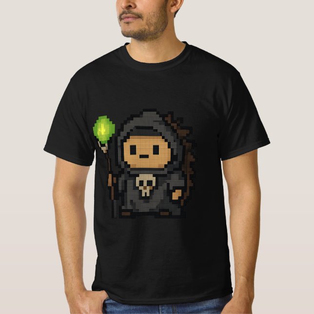 hedgehog necromancer shirt (Front)