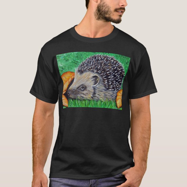 Hedgehog Painting T-Shirt (Front)