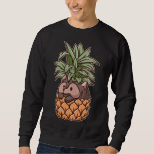 Hedgehog Pineapple Aloha Beaches Summer Hedgehogs Sweatshirt