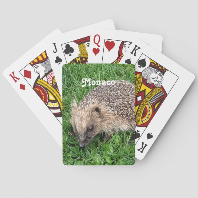 Hedgehog Playing Cards (Back)