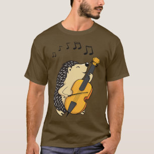 Hedgehog Playing Cello T-Shirt