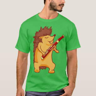 Hedgehog plays bassoon T-Shirt