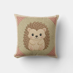 Hedgehog Quilt Cushion