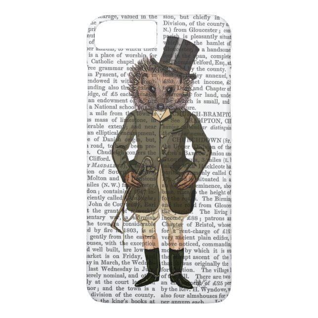 Hedgehog Rider Full Case-Mate iPhone Case (Back)