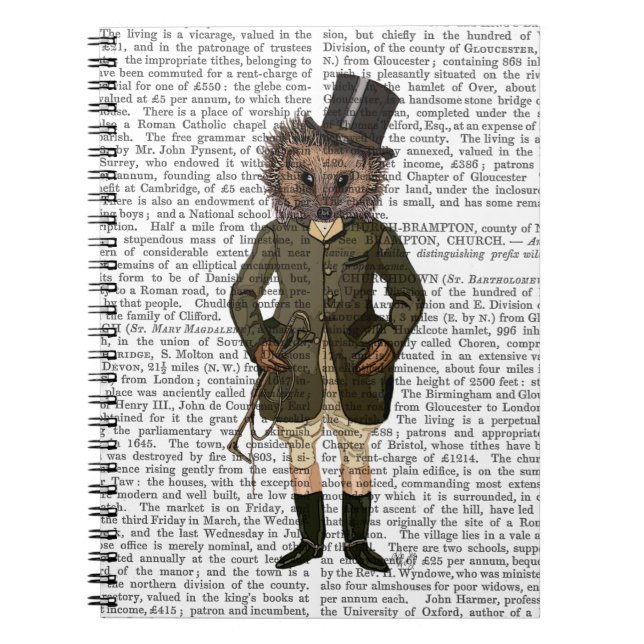 Hedgehog Rider Full Notebook (Front)