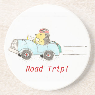 Hedgehog Road Trip Coaster