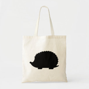 Hedgehog Silhouette Tote Bag