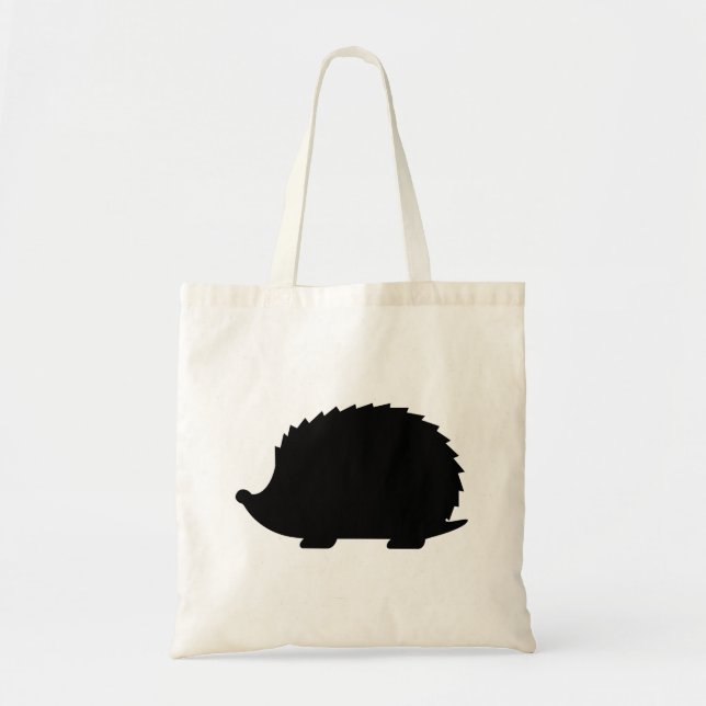 Hedgehog Silhouette Tote Bag (Front)