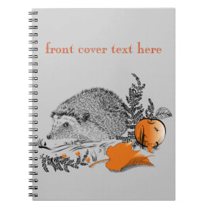 Hedgehog Spiral Notebook
