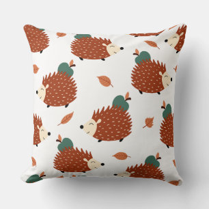 Hedgehog Throw Pillow