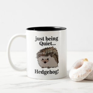 Hedgehog Woodland Animal Two-Tone Coffee Mug