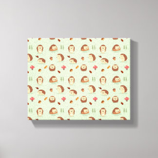 Hedgehog world  canvas print