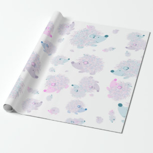 Hedgehog Wrapping Paper