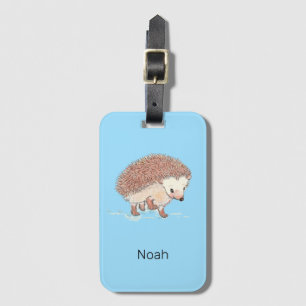 Hedgehog's Adventure Luggage Tag