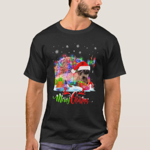 Hedgehogs Animal Merry Christmas Party Family Matc T-Shirt