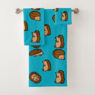 Hedgehogs Bath Towel Set