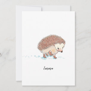 Hedgehog's Big Adventure Invitation