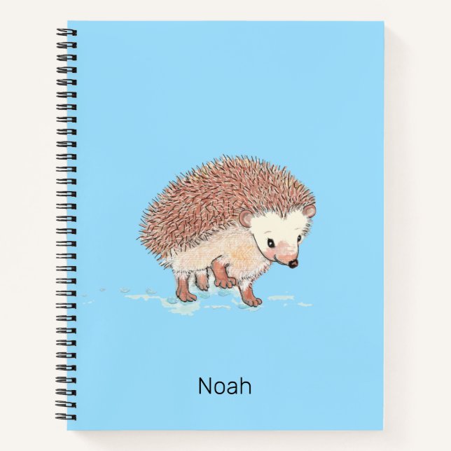 Hedgehog's Big Adventure  Notebook (Front)