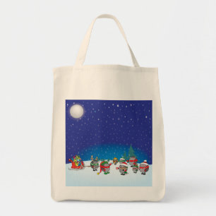 Hedgehog's Christmas magic Tote Bag