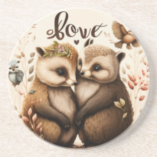  Hedgehogs in love         Coaster