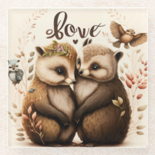 Hedgehogs in love         Coaster