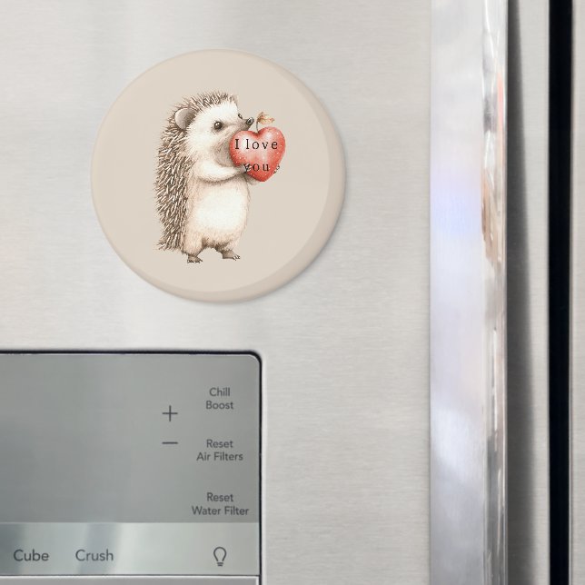 Hedgehogs with Heart Love Magnet (In Situ (Fridge))